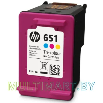Картридж HP 651 Tri-color (C2P11AE) картинка 3
